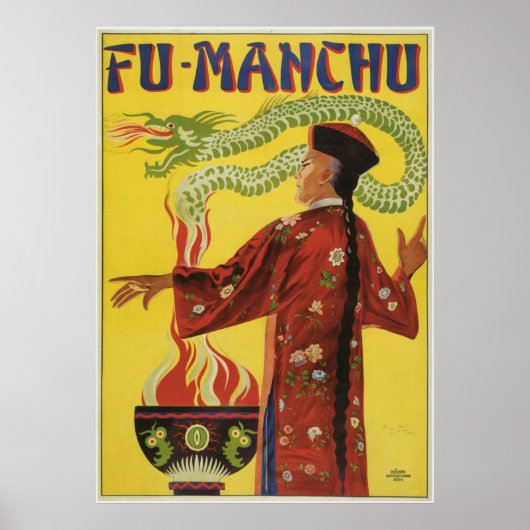 Bamberg ~ Fu Manchu Magicia ~  Magische Akte Poster (Voorkant)