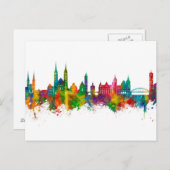 Bamberg Germany Skyline Briefkaart (Voorkant / Achterkant)