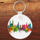 Bamberg Germany Skyline Sleutelhanger (Voorkant)
