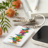 Bamberg Germany Skyline Sleutelhanger (Voorkant Rechts)