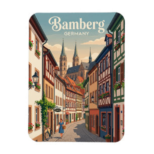 Bamberg Oude Stad Steeg Duitsland Magneet