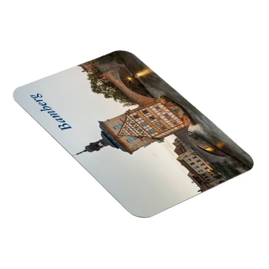 Bamberg Oude Stadhuis en Obere Bridge Magneet (Rechterzijde)