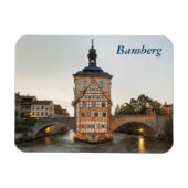 Bamberg Oude Stadhuis en Obere Bridge Magneet (Horizontaal)