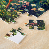 Bambi et papillons personnalisés Puzzle (Côté)
