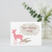 Bambi rose Toutes les occasions Carte postale pers (Debout devant)