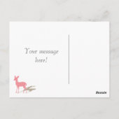 Bambi rose Toutes les occasions Carte postale pers (Dos)