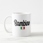 Bambino Italian Flag Mug (Gauche)