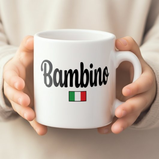 Bambino Italian Flag Mug