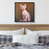 Bambino Kat Canvas Afdruk (Insitu (Slaapkamer))