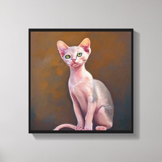 Bambino Kat Canvas Afdruk (Voorkant)