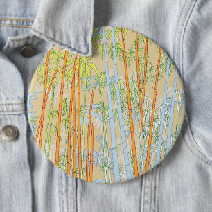 Bamboe 2 ronde button 6,0 cm