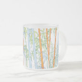 Bamboe 3 matglas koffiemok (Voorkant rechts)