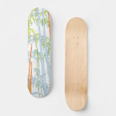 Bamboe 3 skateboard (Voorkant)
