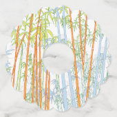 Bamboe 3 wijnglaslabel (Voorkant)