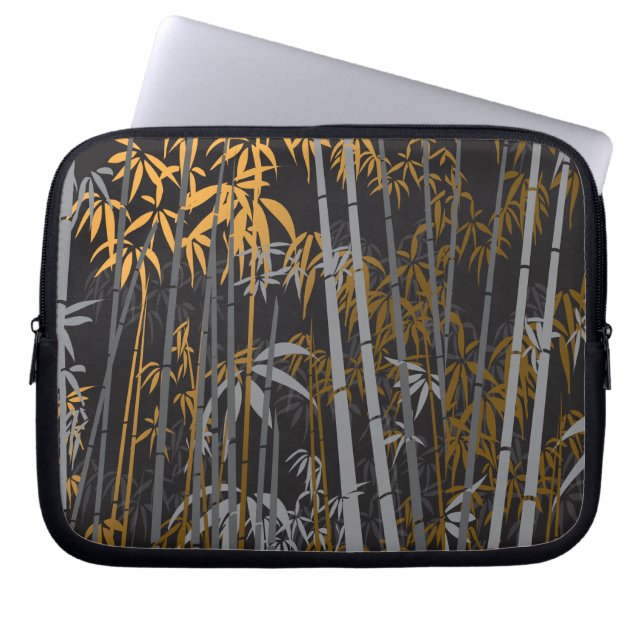 Bamboe 4 laptop sleeve (Voorkant)