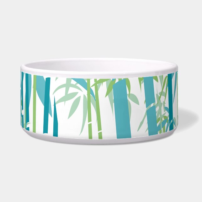 Bamboe 6 voerbakje (Voorkant)