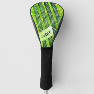Bamboe-achtige kenmerken, verouderd groen, geelach golfheadcover