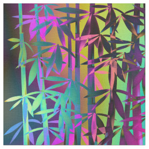 Bamboe Art 5 Aangepaste fabric Stof