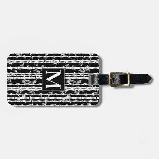 Bamboe Bagagelabel (Voorkant horizontaal)