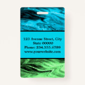 Bamboe, beige achtergrondbadge badge (Achterkant)