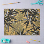 Bamboe bladeren in Gift Wrap Tissuepapier (Craft)