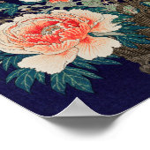 Bamboe bloemmandje Ohara Koson Illustratie Poster (Hoek)