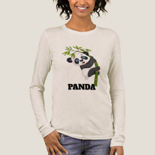 Bamboe Boezemvriend Hangend met Mijn Snackpanda Ki Tri-Blend Shirt