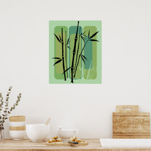 Bamboe Bos Poster