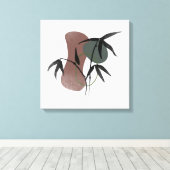 Bamboe Botanische Planten Bohaan Canvas Afdruk (Insitu (Houten vloer))