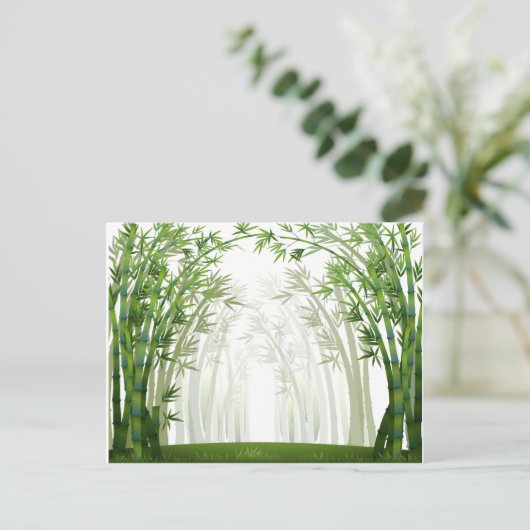 Bamboe Briefkaart (Staand voorkant)