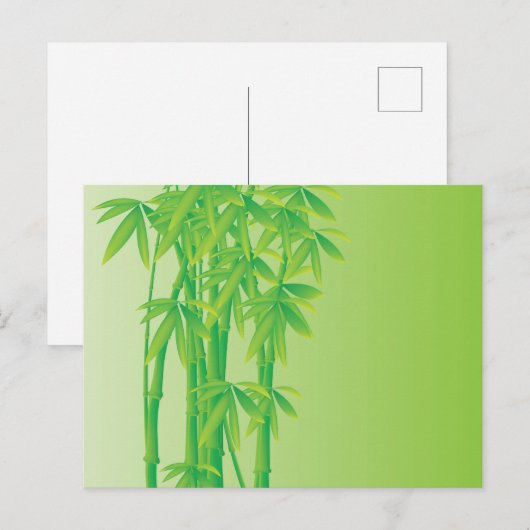 Bamboe Briefkaart (Voorkant / Achterkant)