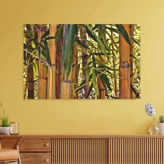 Bamboe Canvas Afdruk (Insitu (Woonkamer))