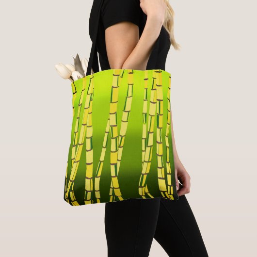 Bamboe-Canvas tas (Dichtbij)
