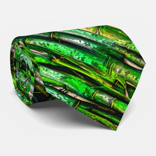 Bamboe Chrome 1 Stropdas (Opgerold)