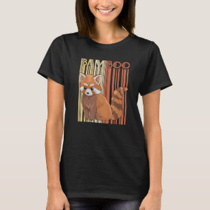 Bamboe citaat voor een Red Panda Zoo Keeper T-shirt