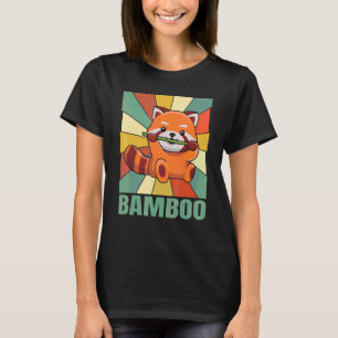 Bamboe citaat voor een Rode Panda-deskundige T-shirt