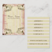Bamboe & Crème - Visitekaartje (Voorkant / Achterkant)