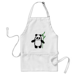 Bamboe de Panda Apron Standaard Schort