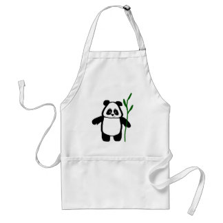 Bamboe de Panda Apron Standaard Schort