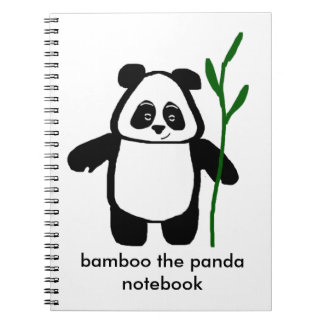 Bamboe de Panda-laptop Notitieboek