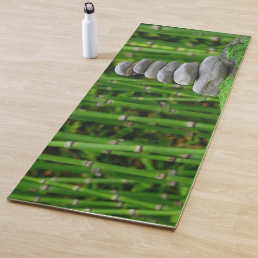 Bamboe en balans yoga mat (In situ)