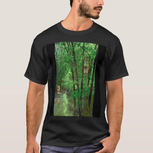 Bamboe en lantaarns t-shirt (Voorkant)