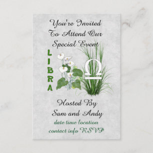 Bamboe en Lily Weegschaal Kaart