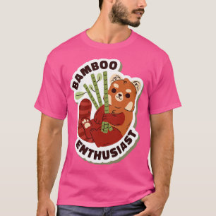 Bamboe Enthusiast Red Panda T-shirt