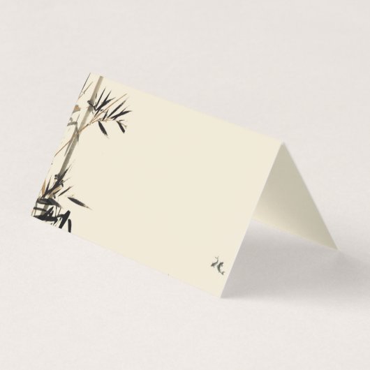 Bamboe Fishing Vietnamees nieuwjaarspakket Folded Kaart (Achterkant)