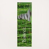 Bamboe Forest Green Stones in Balance Yogamat (Achterkant)