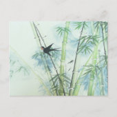 Bamboe Forest - groen Briefkaart (Voorkant)