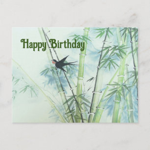 Bamboe Forest - groen Briefkaart