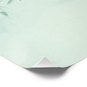 Bamboe Forest - groen Perfect Poster (Hoek)