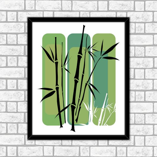 Bamboe Forest Poster
